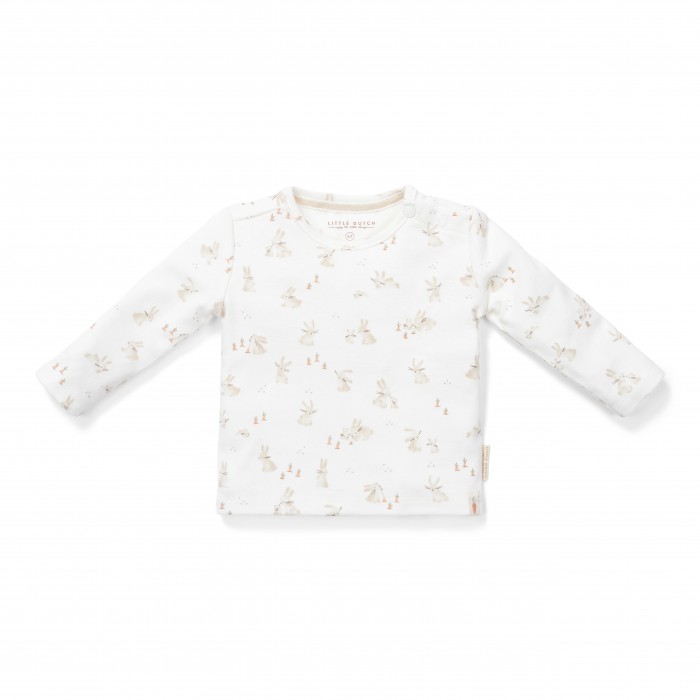 Bluza cu maneca lunga din bumbac organic - Baby Bunny - Little Dutch
