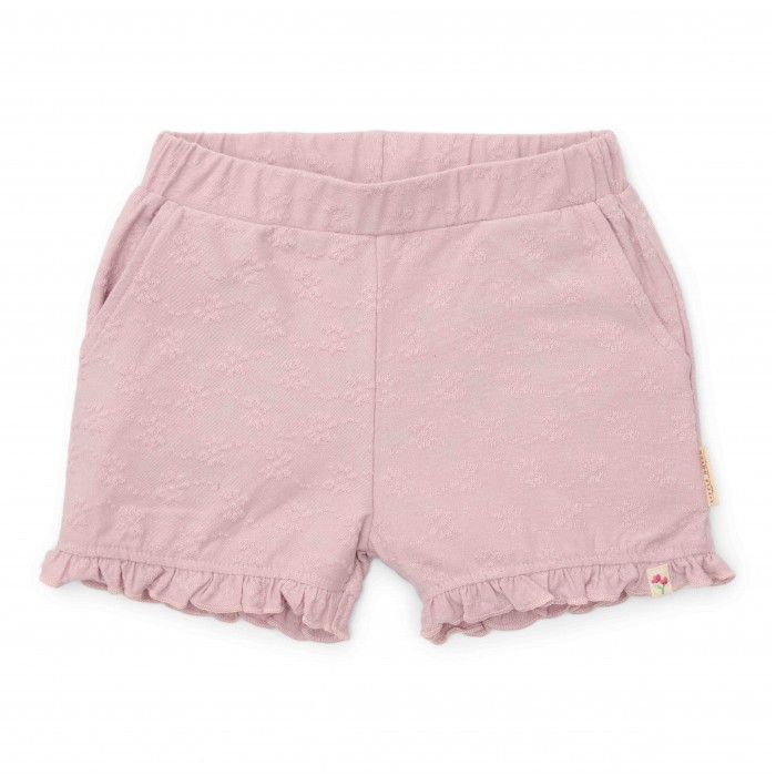 Pantaloni scurti din bumbac organic - Liliac - Fairy Garden - Little Dutch