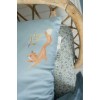 Lenjerie pentru patut - 140 x 200 cm - Denim Blue - Little Dutch
