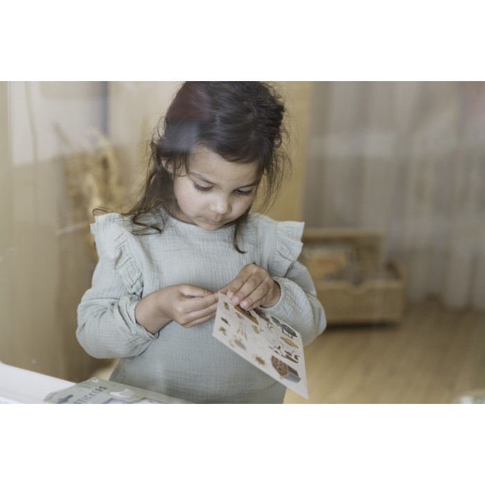 Autocolante reutilizabile pentru sticla - Little Farm - Little Dutch
