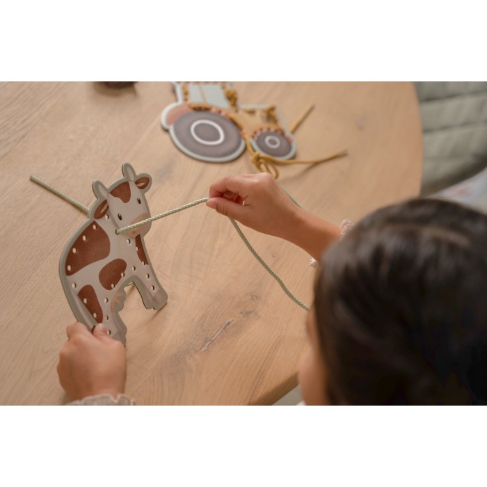 Set de cartonase cu snur - Little Farm - Little Dutch