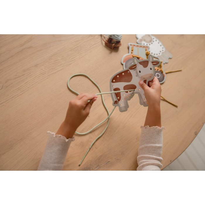 Set de cartonase cu snur - Little Farm - Little Dutch