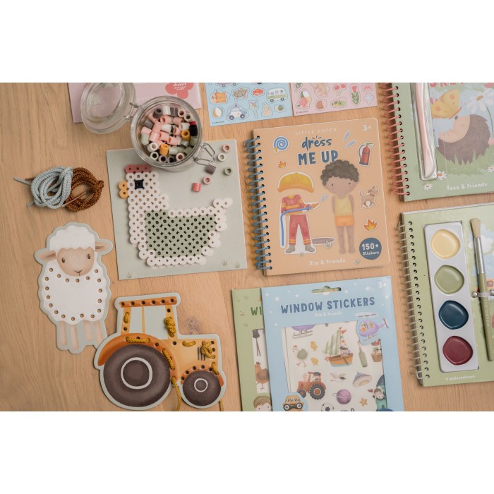 Joc creativ cu pompoane - Little Farm - Little Dutch