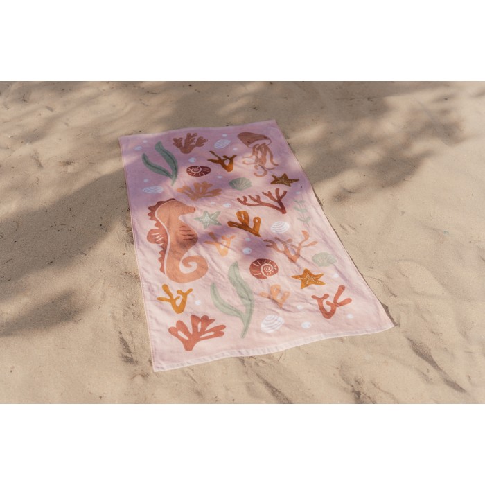 Prosop pentru plaja - Ocean Dreams Pink - Little Dutch