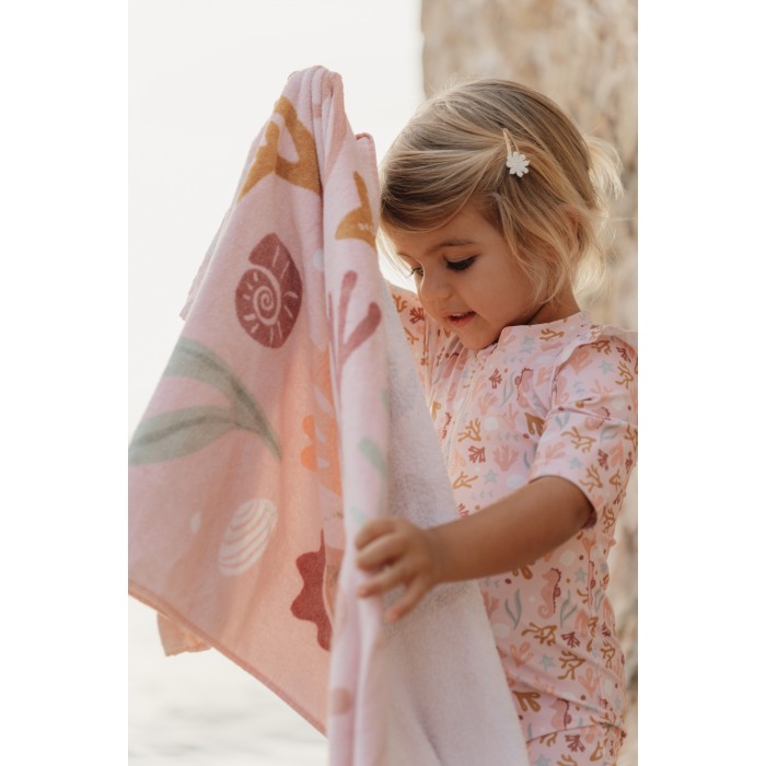 Prosop pentru plaja - Ocean Dreams Pink - Little Dutch