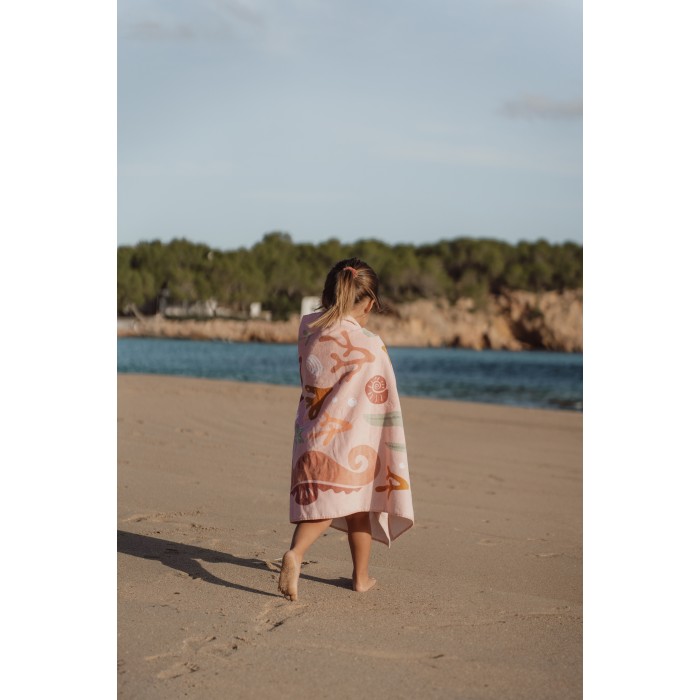 Prosop pentru plaja - Ocean Dreams Pink - Little Dutch