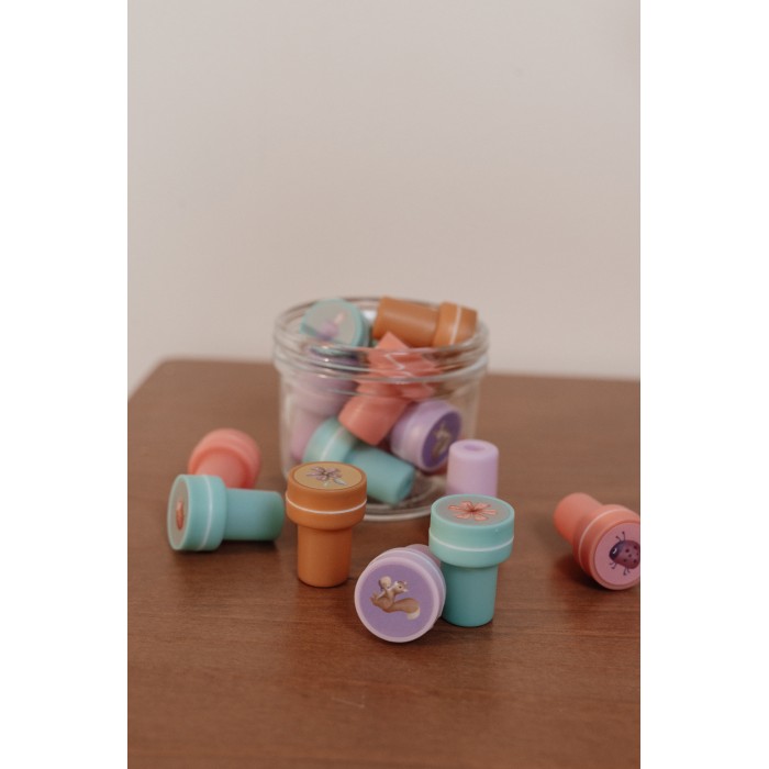 Stampile cu tus pentru copii - Fairy Garden - Little Dutch