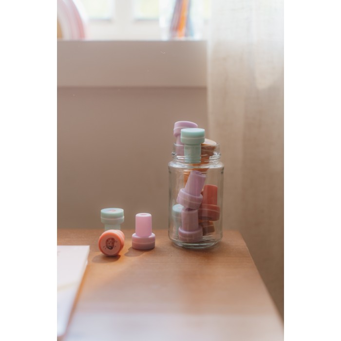 Stampile cu tus pentru copii - Fairy Garden - Little Dutch