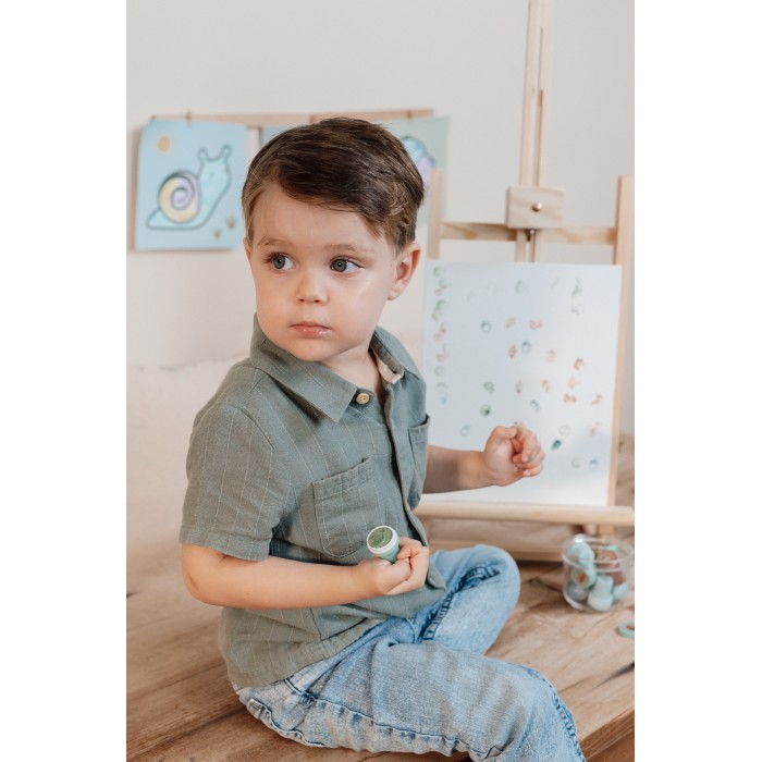 Stampile cu tus pentru copii - Forest Friends - Little Dutch