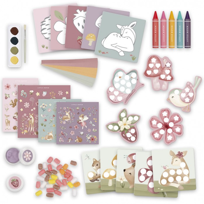 Cutie cu activitati creative XL - Fairy Garden - Little Dutch