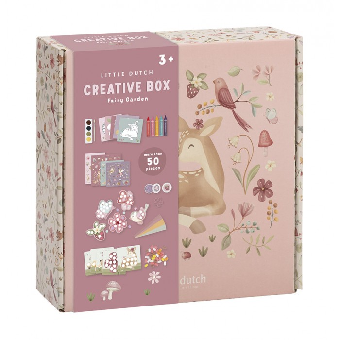 Cutie cu activitati creative XL - Fairy Garden - Little Dutch