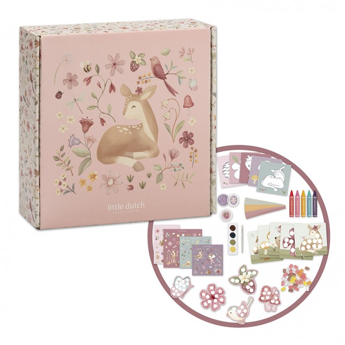 Cutie cu activitati creative XL - Fairy Garden - Little Dutch
