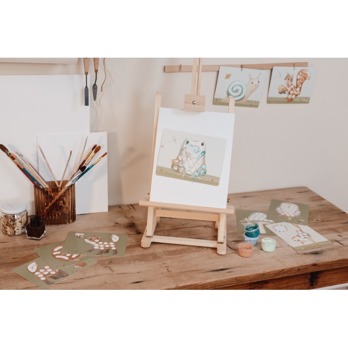 Carte pentru pictat cu degetele - Forest Friends - Little Dutch