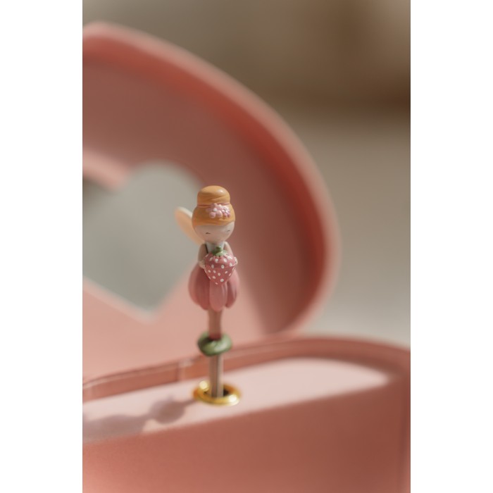 Cutie muzicala pentru bijuterii in forma de inimioara - Zana - Little Dutch