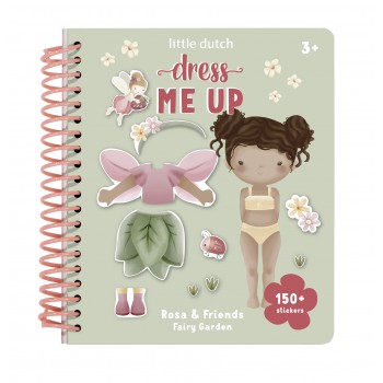 Carte cu activitati pentru copii - Dress me Up - Rosa & Friends - Fairy Garden - Little Dutch Carte cu activitati pentru copii - Dress me Up - Rosa & Friends - Fairy Garden - Little Dutch