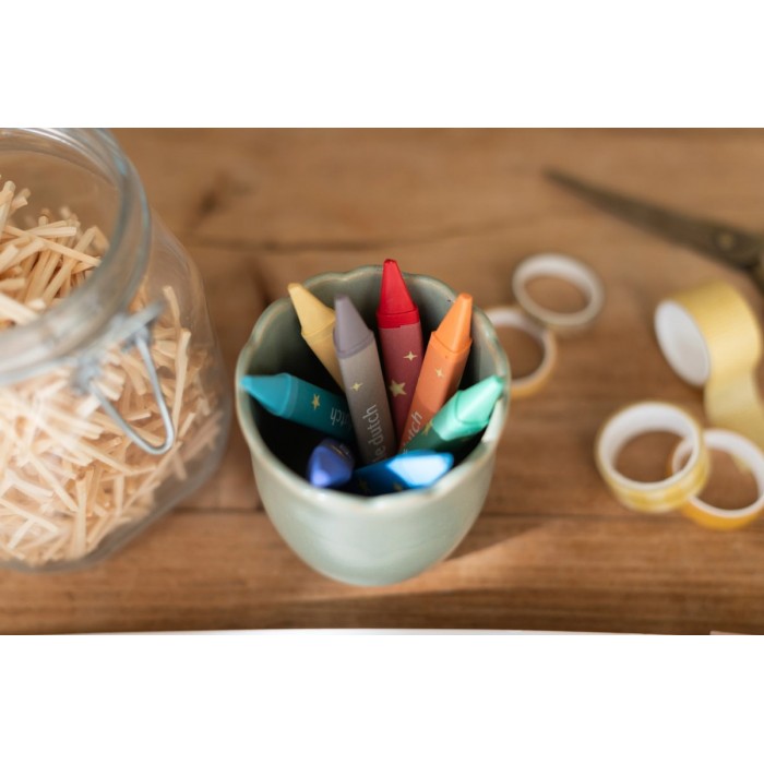 Creioane cerate JIM - set 8 bucati - Little Dutch