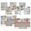 Set de autocolante reutilizabile - Jim - Little Dutch