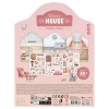 Set de autocolante 3D reutilizabile - Rosa - Little Dutch