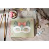 Carte cu masti pentru decupat - stickere si foarfeca incluse - ROSA - Little Dutch