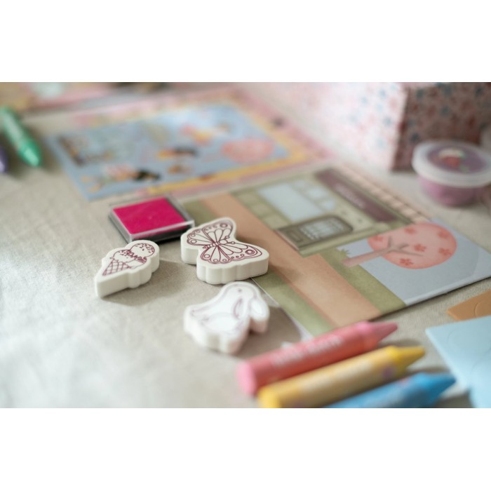 Cutie cu activitati creative XL - Rosa - Little Dutch