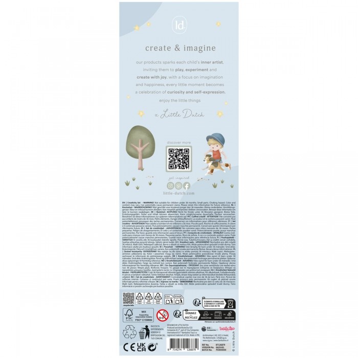 Cutie cu activitati creative XL - Jim - Little Dutch