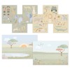 Set de autocolante reutilizabile - Jim si Rosa - Safari Friends - Little Dutch