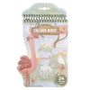 Carte de colorat - Rosa - Safari Friends - Little Dutch