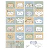 Carte cu masti pentru decupat - stickere si foarfeca incluse - Jim - Safari Friends - Little Dutch