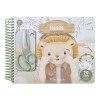 Carte cu masti pentru decupat - stickere si foarfeca incluse - Jim - Safari Friends - Little Dutch