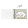 Carte cu masti pentru decupat - stickere si foarfeca incluse - Jim - Safari Friends - Little Dutch