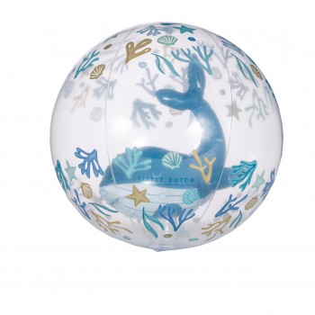 Minge de plaja cu figurina 3D - Ocean Dreams - Albastru - Little Dutch Minge de plaja cu figurina 3D - Ocean Dreams - Albastru - Little Dutch