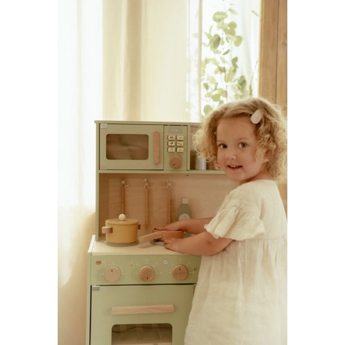 Bucatarie din Lemn FSC - Green - Little Dutch Bucatarie din Lemn FSC - Green - Little Dutch