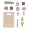 Set de legume din lemn FSC pentru feliat - Little Dutch Set de legume din lemn FSC pentru feliat - Little Dutch