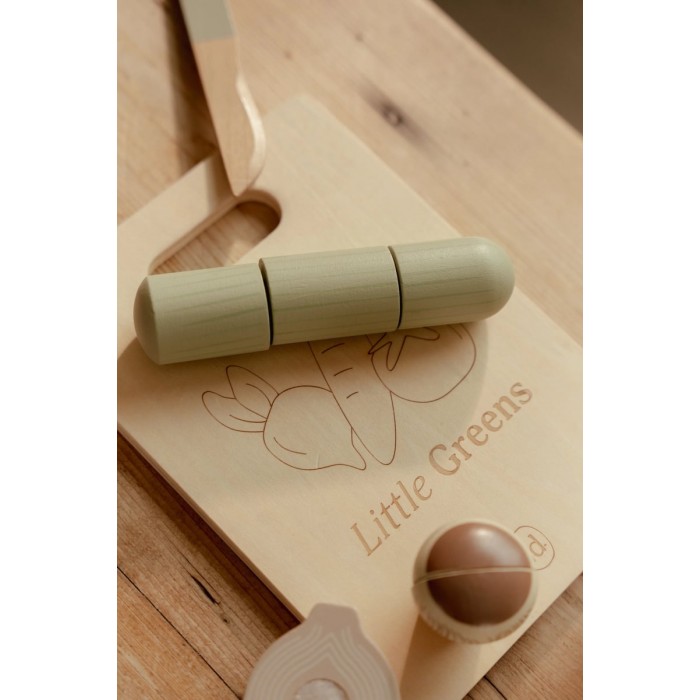 Set de legume din lemn FSC pentru feliat - Little Dutch Set de legume din lemn FSC pentru feliat - Little Dutch