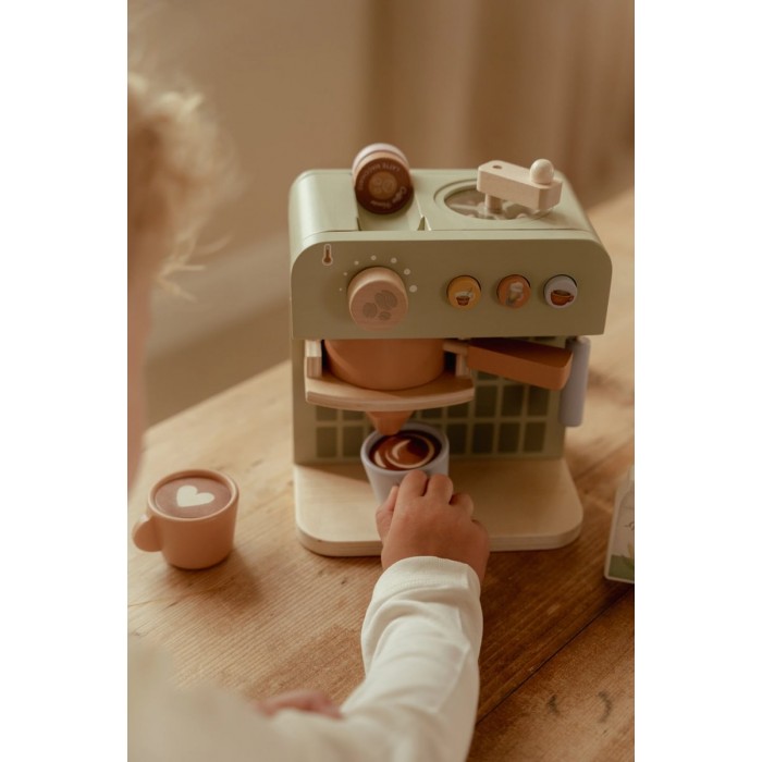 Espressor de cafea din lemn FSC - Green - Little Dutch Espressor de cafea din lemn FSC - Green - Little Dutch