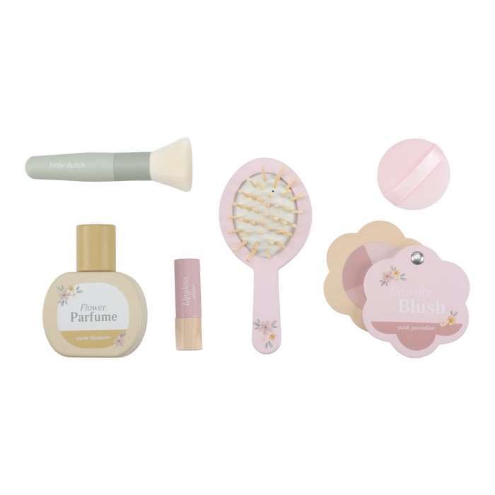 Masuta de toaleta cu oglinda si scaunel - Little Dutch Masuta de toaleta cu oglinda si scaunel - Little Dutch