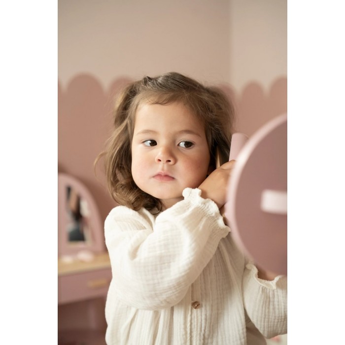 Set pentru coafor din lemn FSC - Pink - Little Dutch Set pentru coafor din lemn FSC - Pink - Little Dutch