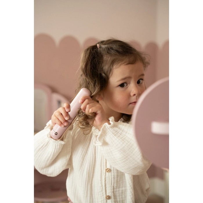 Set pentru coafor din lemn FSC - Pink - Little Dutch Set pentru coafor din lemn FSC - Pink - Little Dutch