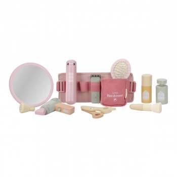 Set pentru coafor din lemn FSC - Pink - Little Dutch Set pentru coafor din lemn FSC - Pink - Little Dutch