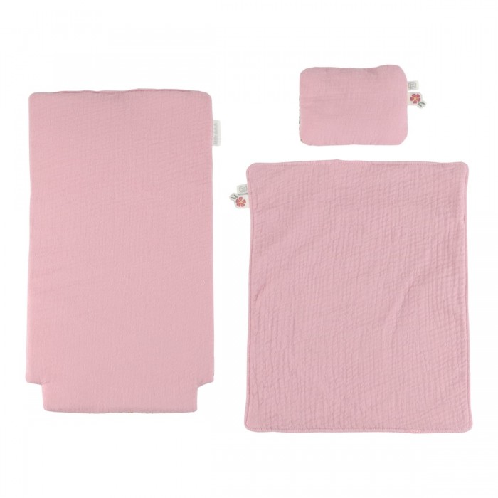 Carucior retro din lemn FSC pentru papusi - Soft Flowers - Little Dutch Carucior retro din lemn FSC pentru papusi - Soft Flowers - Little Dutch