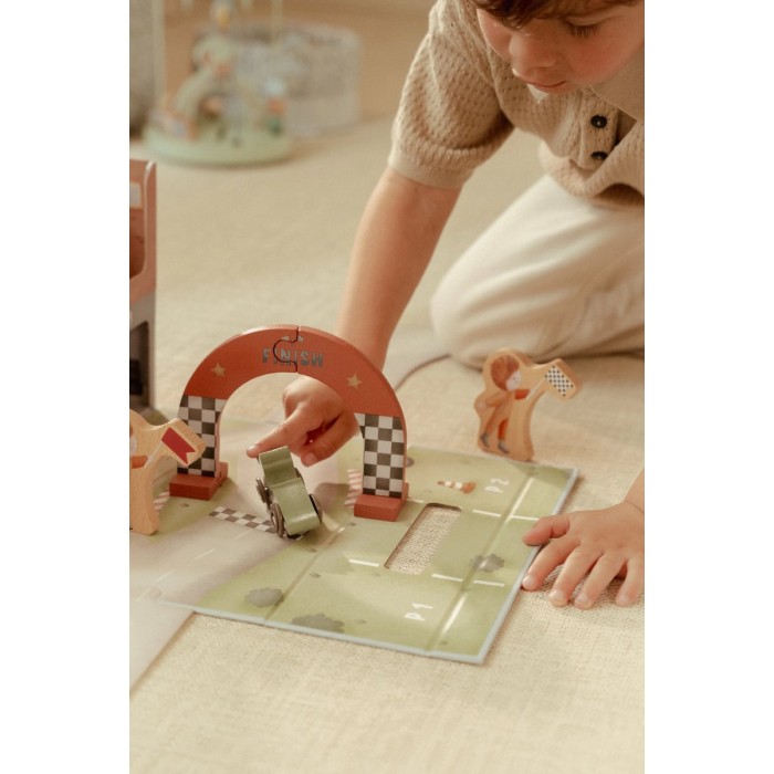 Traseu pentru curse cu masinute - Multicolored - Little Dutch