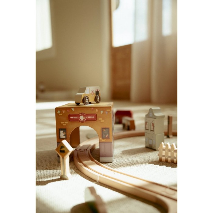 Garaj stivuibil cu masinute utilitare incluse - Multicolored - Little Dutch Garaj stivuibil cu masinute utilitare incluse - Multicolored - Little Dutch