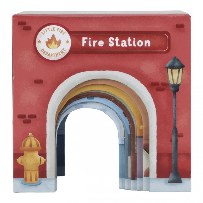 Garaj stivuibil cu masinute utilitare incluse - Multicolored - Little Dutch Garaj stivuibil cu masinute utilitare incluse - Multicolored - Little Dutch