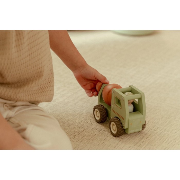 Masinuta din lemn FSC - Betoniera - Little Dutch Masinuta din lemn FSC - Betoniera - Little Dutch
