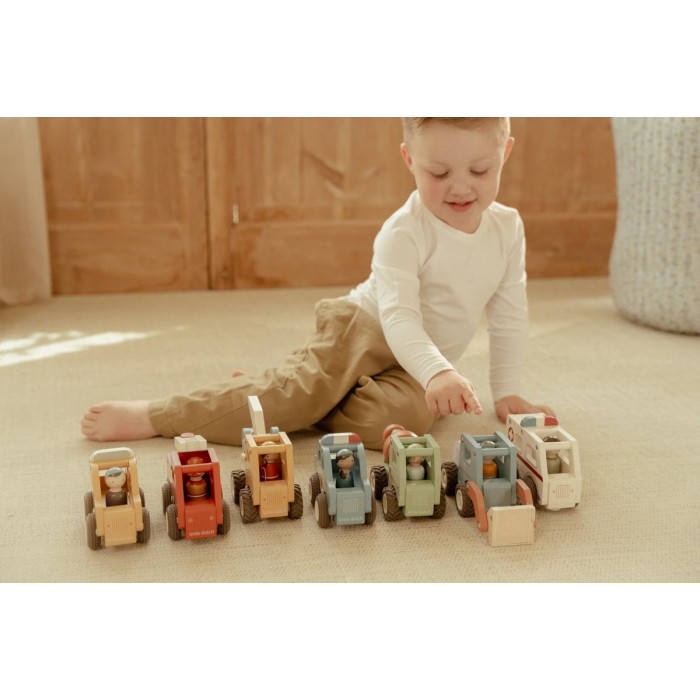 Masinuta din lemn FSC - Politie - Little Dutch Masinuta din lemn FSC - Politie - Little Dutch