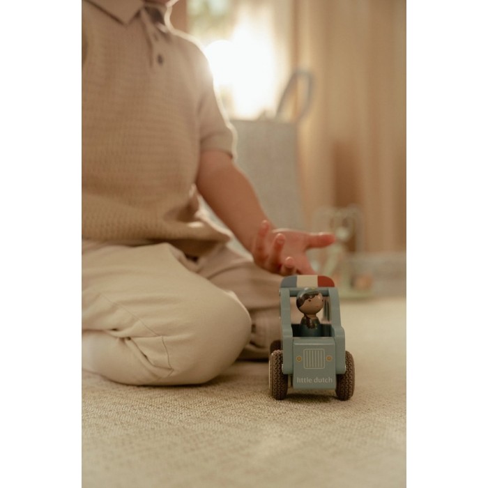 Masinuta din lemn FSC - Politie - Little Dutch Masinuta din lemn FSC - Politie - Little Dutch