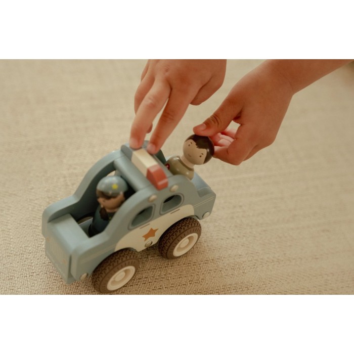 Masinuta din lemn FSC - Politie - Little Dutch Masinuta din lemn FSC - Politie - Little Dutch