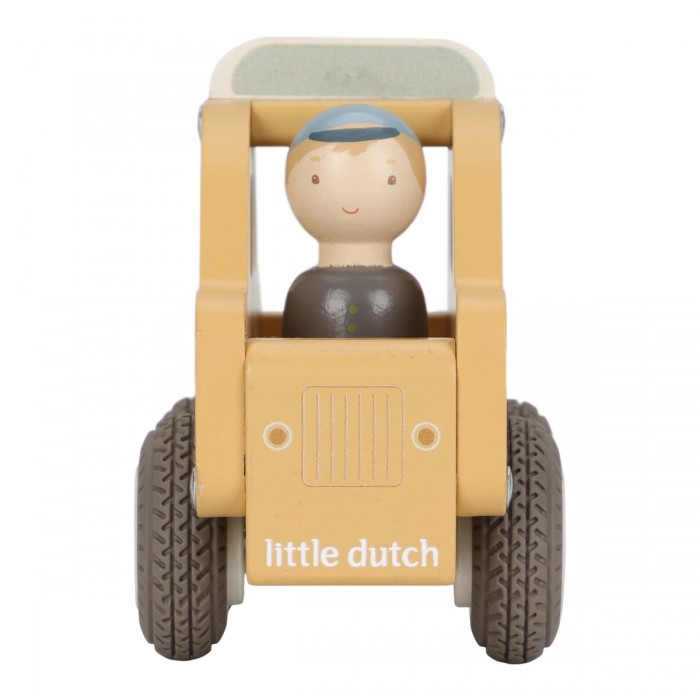 Masinuta din lemn FSC - Taxi - Little Dutch Masinuta din lemn FSC - Taxi - Little Dutch