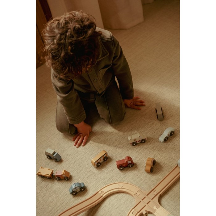 Masinute de servicii din lemn FSC - Multicolored - Little Dutch Masinute de servicii din lemn FSC - Multicolored - Little Dutch