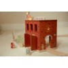 Sectie de pompieri cu figurine din lemn FSC - Red - Little Dutch Sectie de pompieri cu figurine din lemn FSC - Red - Little Dutch
